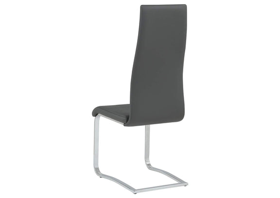 100515GRY Montclair Upholstered Dining Side Chair Grey (Set of 4)