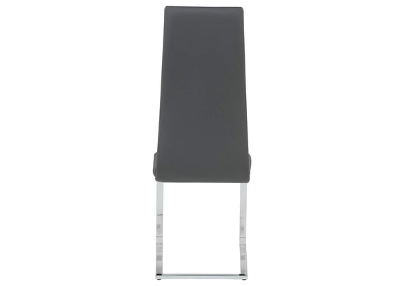 100515GRY Montclair Upholstered Dining Side Chair Grey (Set of 4)