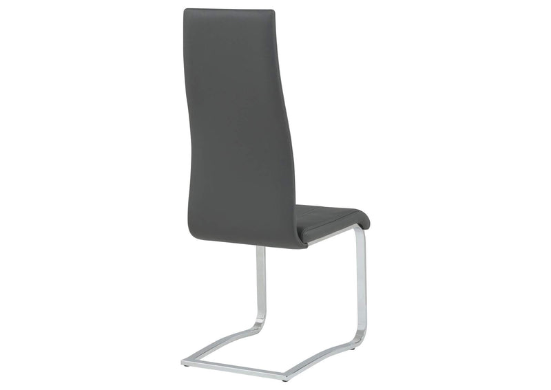 100515GRY Montclair Upholstered Dining Side Chair Grey (Set of 4)