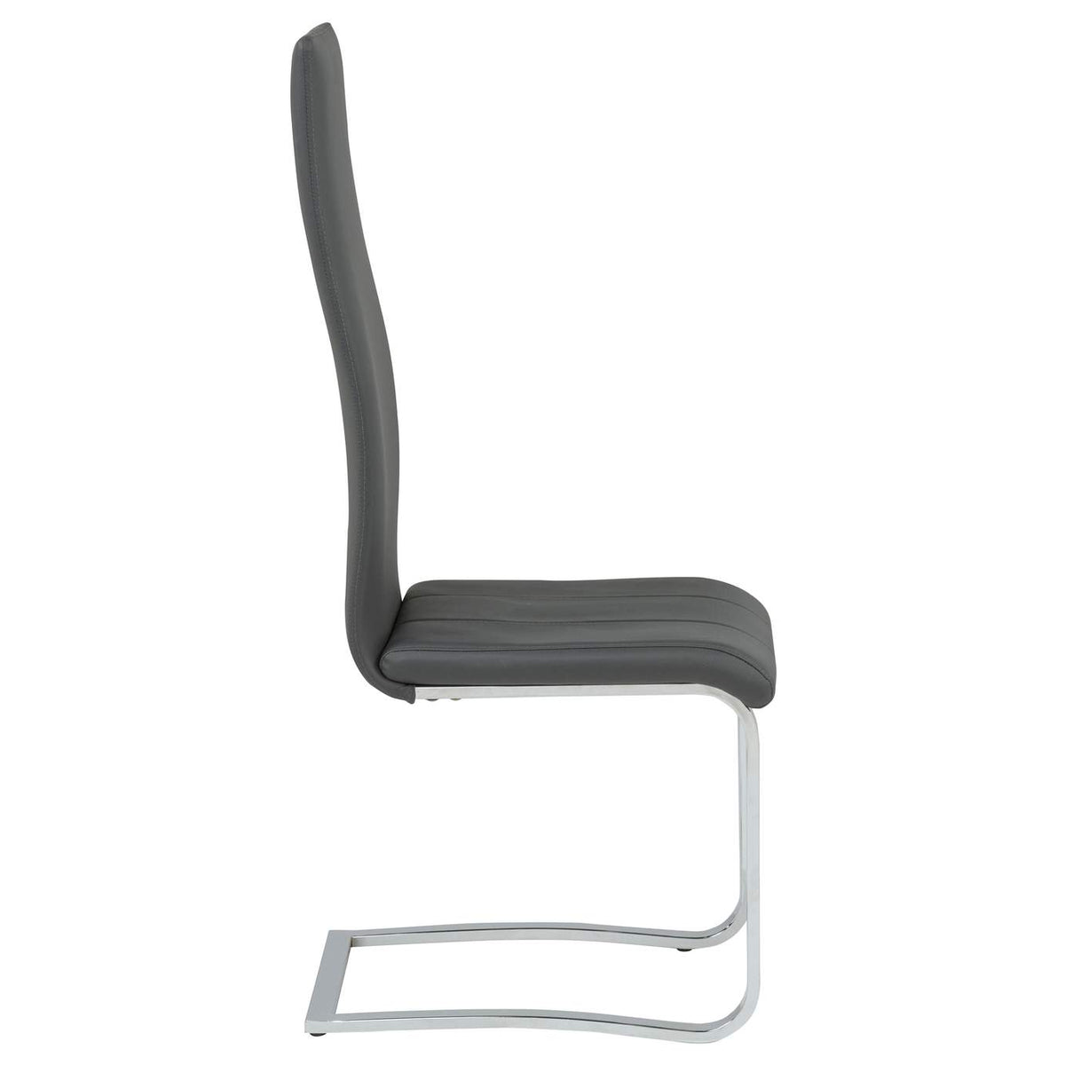 100515GRY Montclair Upholstered Dining Side Chair Grey (Set of 4)