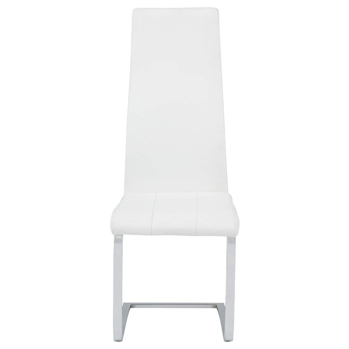 100515WHT Montclair Upholstered Dining Side Chair White (Set of 4)