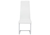 100515WHT Montclair Upholstered Dining Side Chair White (Set of 4)