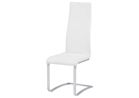 100515WHT Montclair Upholstered Dining Side Chair White (Set of 4)