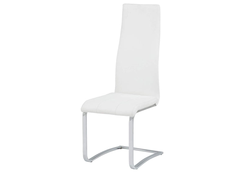 100515WHT Montclair Upholstered Dining Side Chair White (Set of 4)