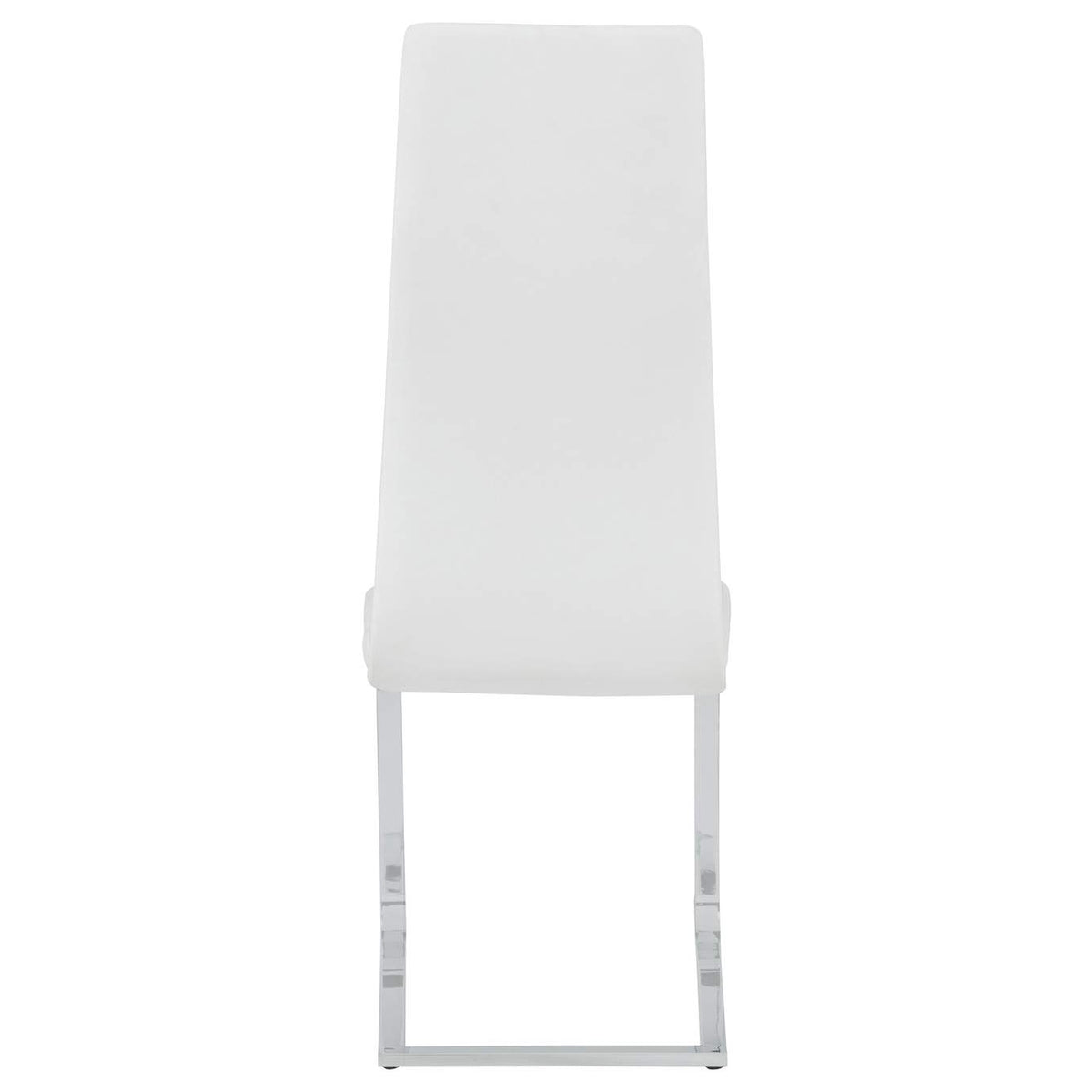 100515WHT Montclair Upholstered Dining Side Chair White (Set of 4)