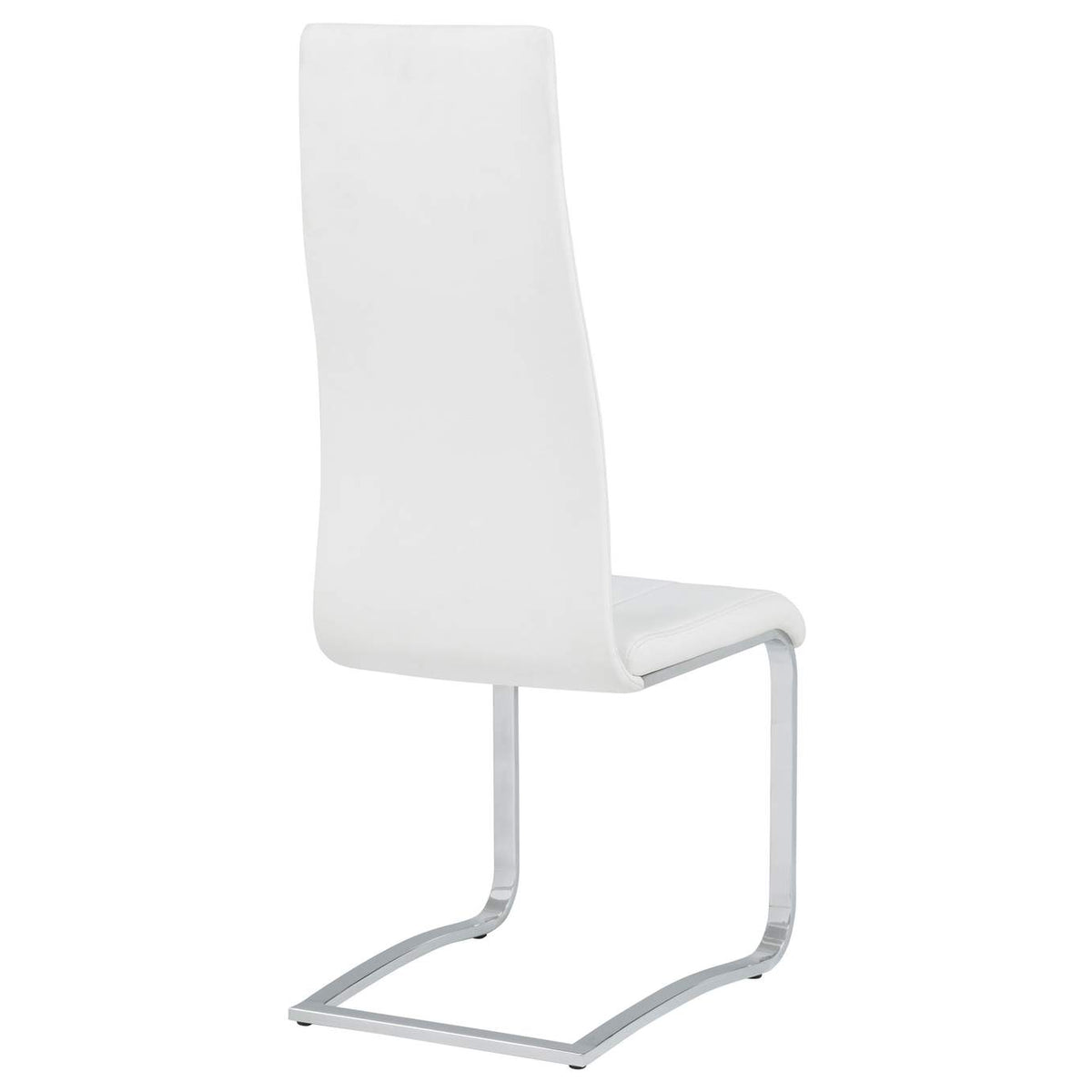 100515WHT Montclair Upholstered Dining Side Chair White (Set of 4)