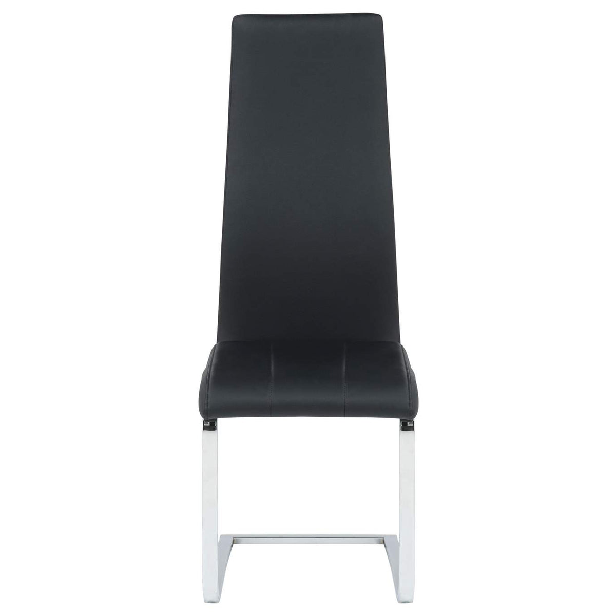 100515BLK Montclair Upholstered Dining Side Chair Black (Set of 4)