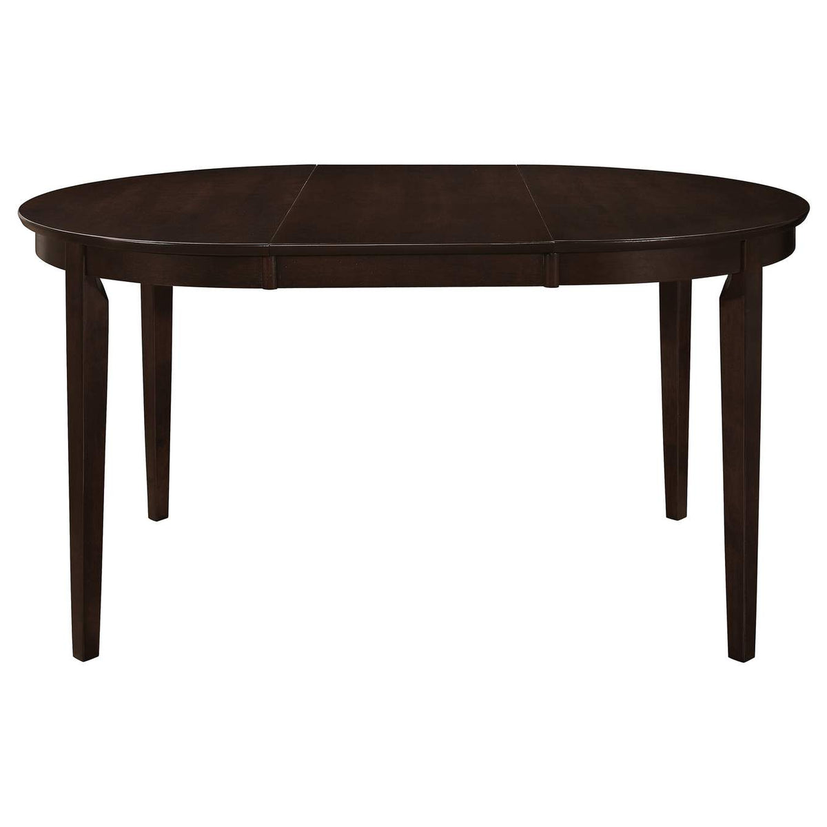 100770-S5 Gabriel 5-piece Extension Leaf Dining Table Set Cappuccino