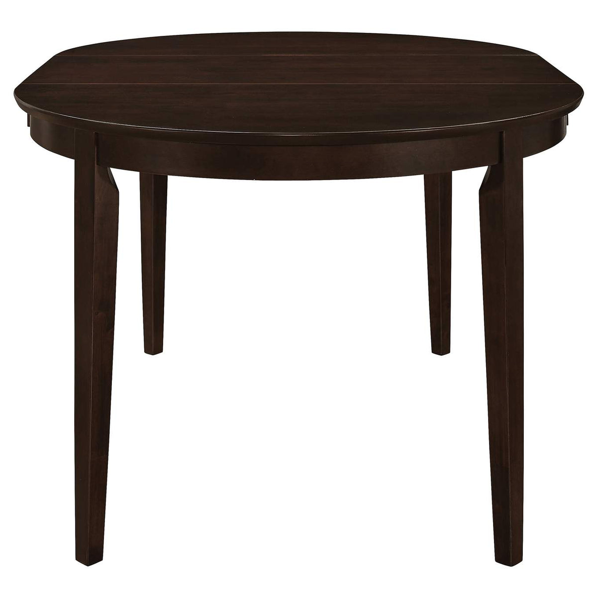 100770-S5 Gabriel 5-piece Extension Leaf Dining Table Set Cappuccino
