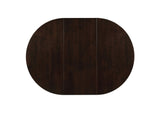 100770-S5 Gabriel 5-piece Extension Leaf Dining Table Set Cappuccino