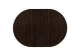 100770-S7A Gabriel 7-piece Extension Leaf Dining Table Set Cappuccino