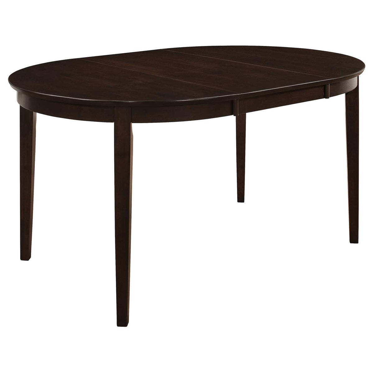 100770-S7 Gabriel 7-piece Extension Leaf Dining Table Set Cappuccino