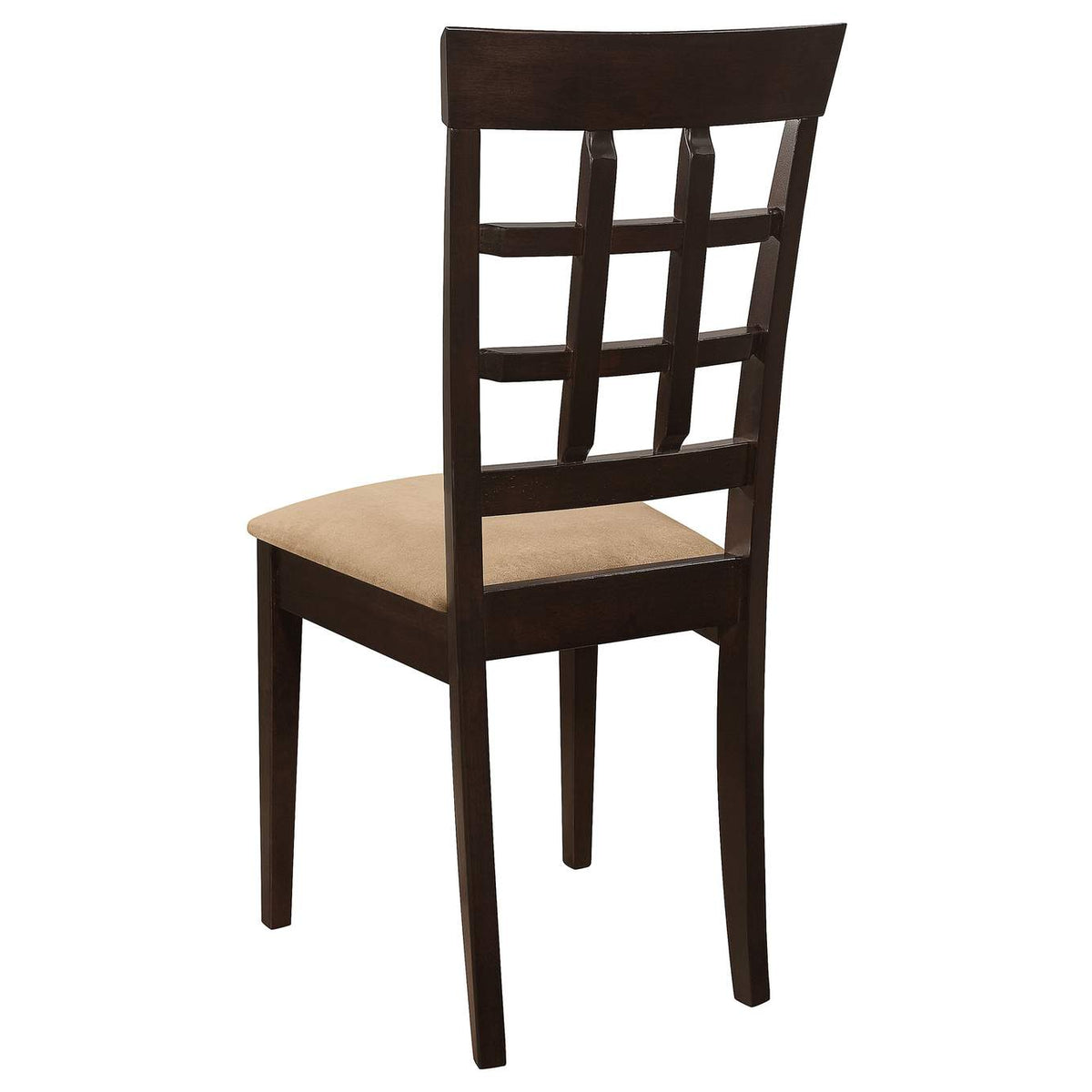 100770-S7 Gabriel 7-piece Extension Leaf Dining Table Set Cappuccino