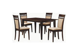 100771-S5A Gabriel 5-piece Rectangular 59-inch Dining Set Cappuccino