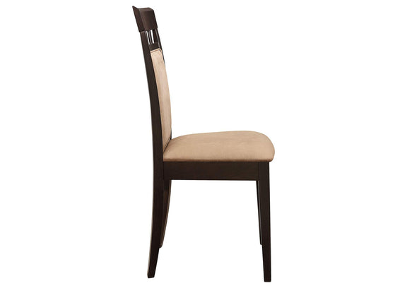100771-S5A Gabriel 5-piece Rectangular 59-inch Dining Set Cappuccino