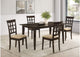 100771-S5 Gabriel 5-piece Rectangular 59-inch Dining Set Cappuccino