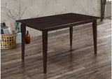 100771 Gabriel Rectangular 59-inch Wood Dining Table Cappuccino
