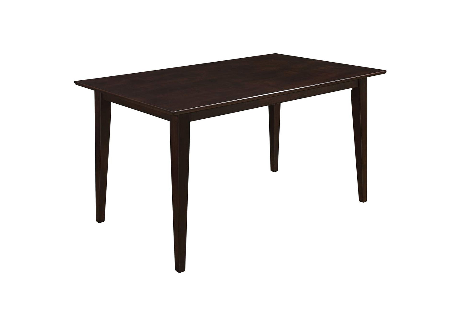 100771 Gabriel Rectangular 59-inch Wood Dining Table Cappuccino