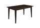 100771 Gabriel Rectangular 59-inch Wood Dining Table Cappuccino