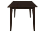 100771 Gabriel Rectangular 59-inch Wood Dining Table Cappuccino