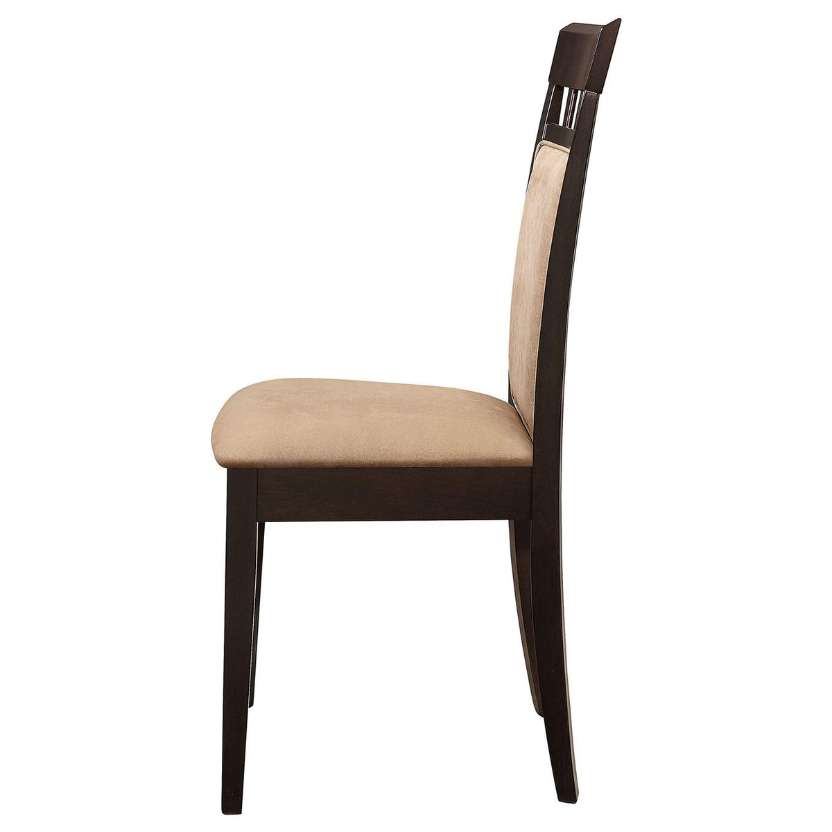100773 Gabriel Closed Back Dining Side Chair Cappuccino (Set of 2)