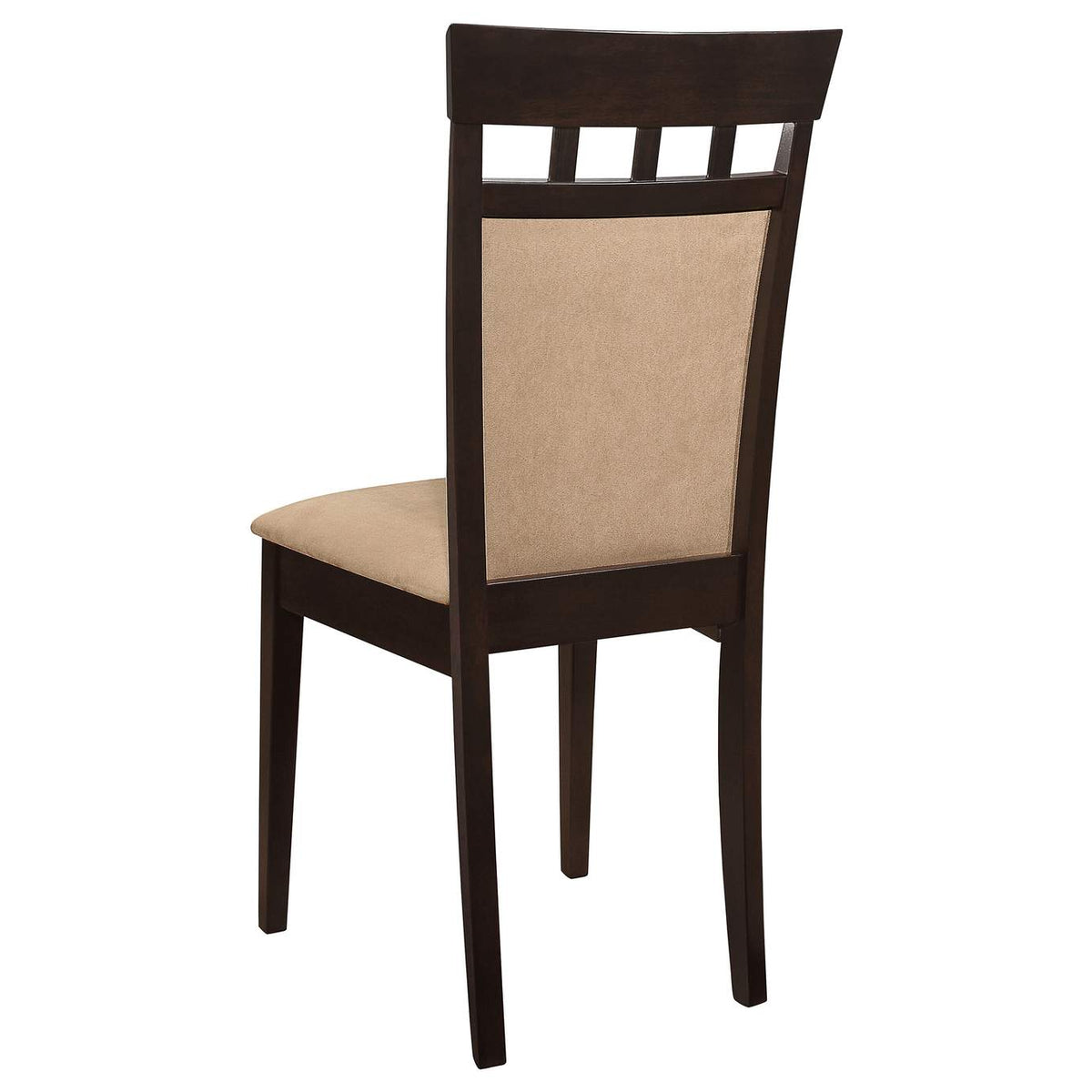 100773 Gabriel Closed Back Dining Side Chair Cappuccino (Set of 2)