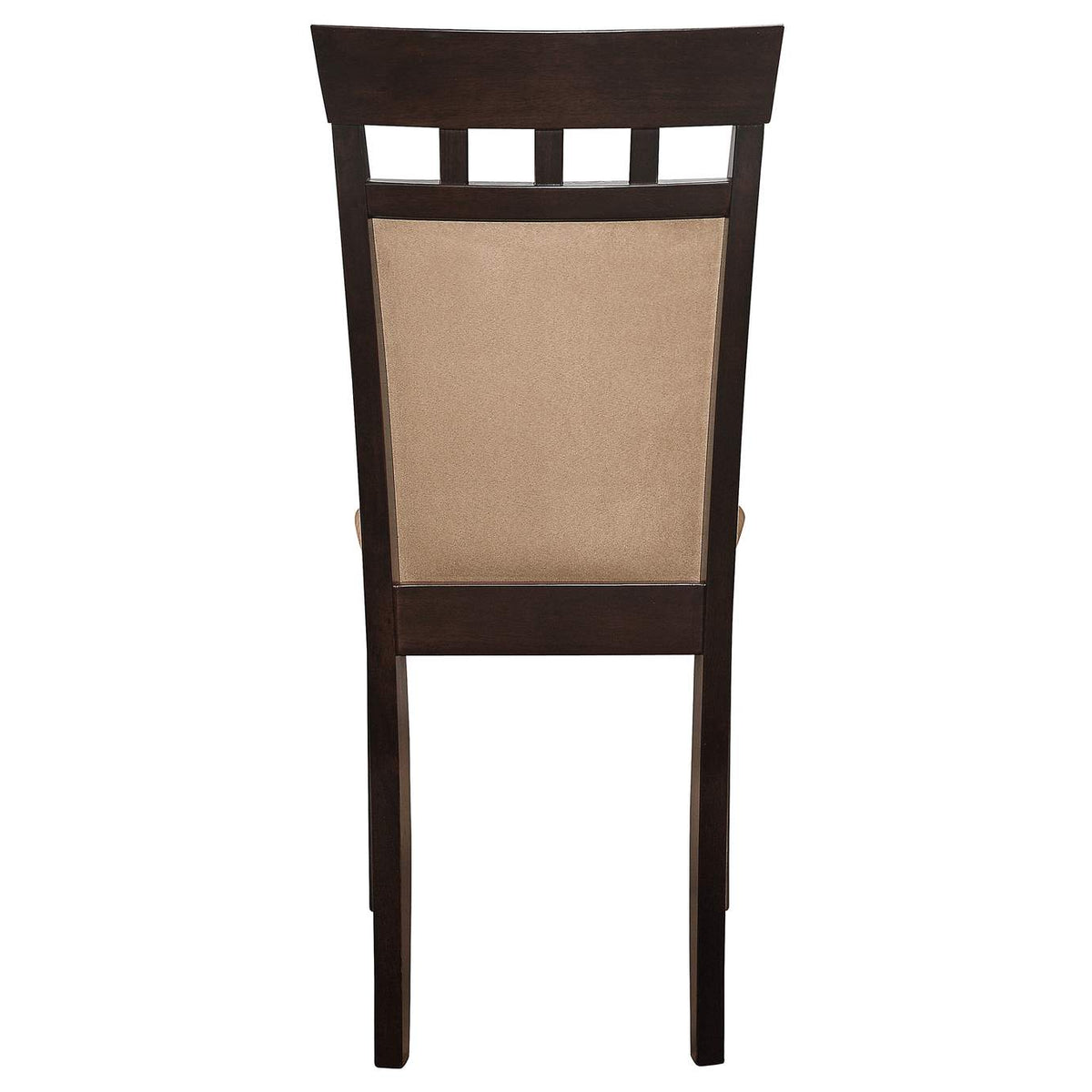 100773 Gabriel Closed Back Dining Side Chair Cappuccino (Set of 2)