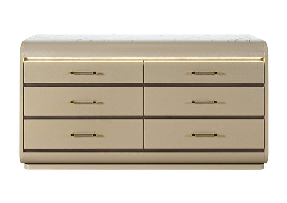 GENESIS-GOLD-DR_W_LED GENESIS GOLD DRESSER WITH LED