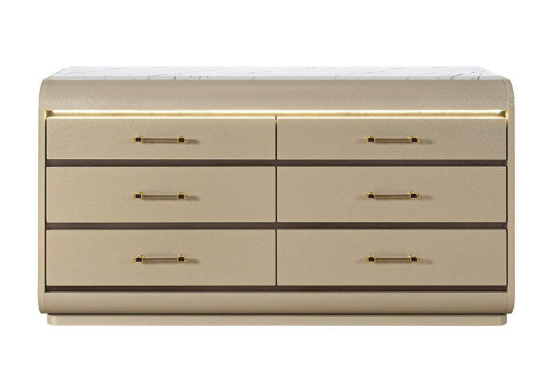 GENESIS-GOLD-DR_W_LED GENESIS GOLD DRESSER WITH LED