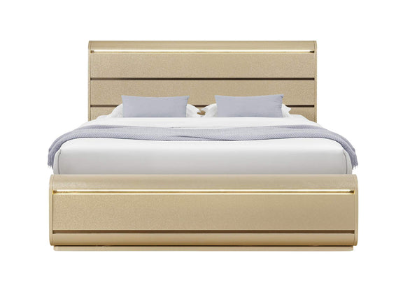GENESIS-GOLD-KB_W_LED GENESIS GOLD KING BED WITH LED