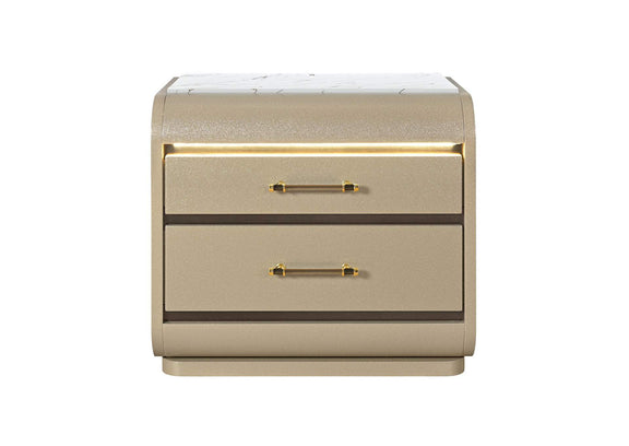 GENESIS-GOLD-NS_W_LED GENESIS GOLD NIGHTSTAND WITH LED