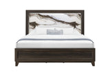 HARMONY-BROWN-TB_W_LED HARMONY BROWN TWIN BED WITH LED