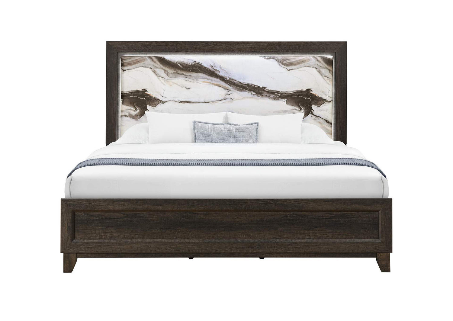 HARMONY-BROWN-KB_W_LED HARMONY BROWN KING BED WITH LED