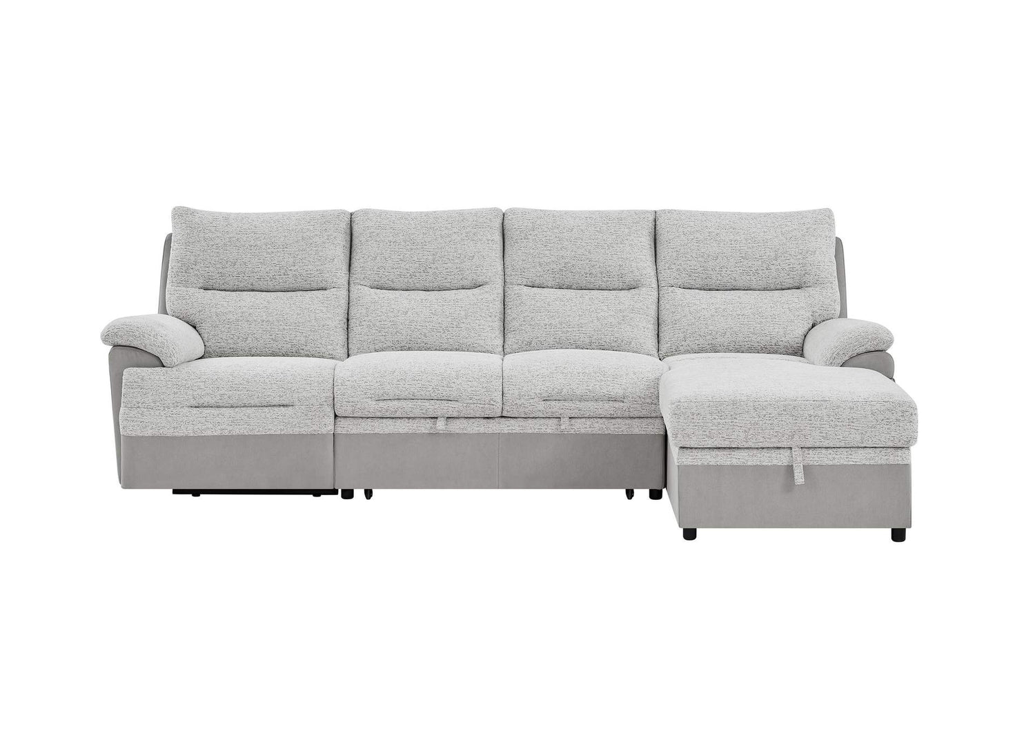 U3822-GREY_ICE-LS_W_PO U3822 GREY - ICE LOVESEAT WITH PULL OUT BED
