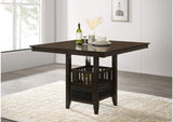 100958 Jaden Square 47-inch Counter Height Dining Table Espresso