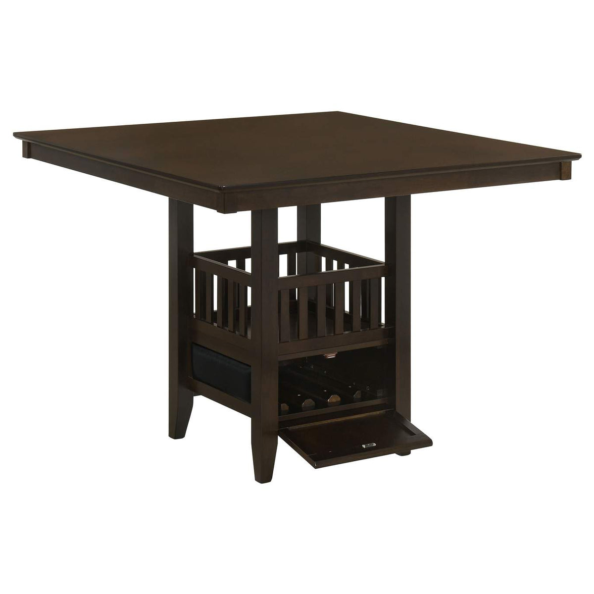 100958 Jaden Square 47-inch Counter Height Dining Table Espresso