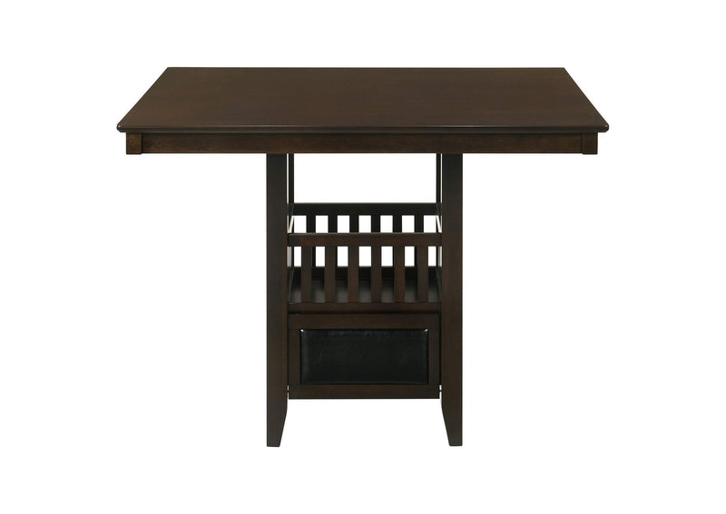 100958 Jaden Square 47-inch Counter Height Dining Table Espresso