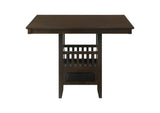 100958 Jaden Square 47-inch Counter Height Dining Table Espresso