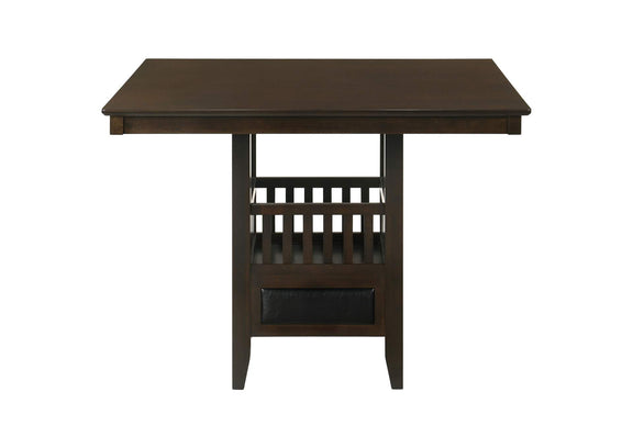 100958 Jaden Square 47-inch Counter Height Dining Table Espresso