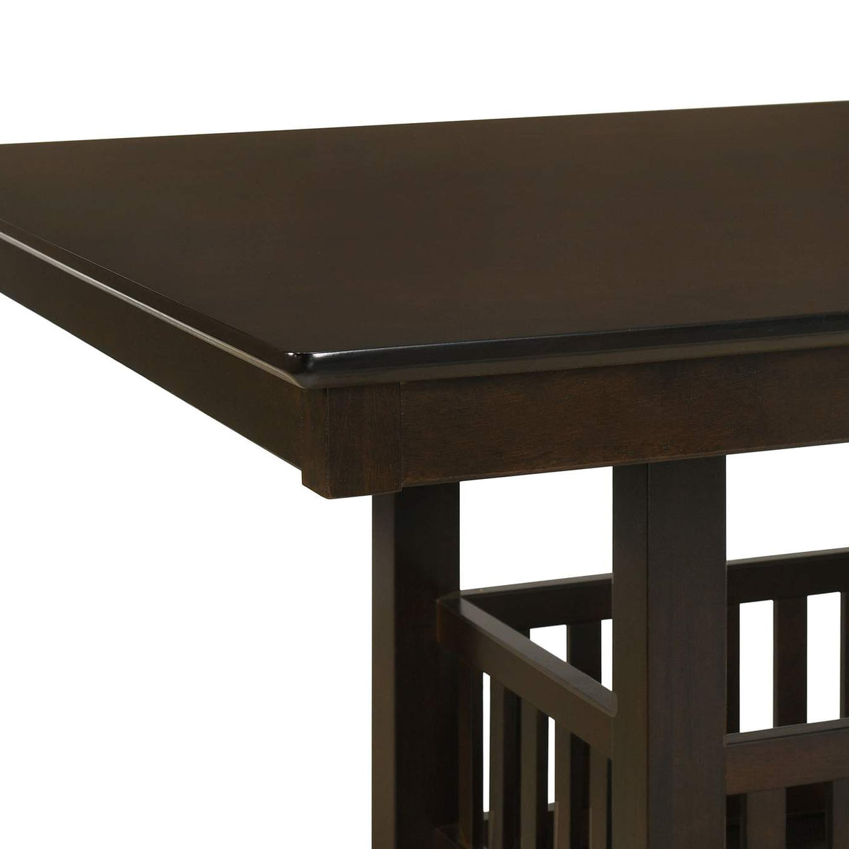 100958 Jaden Square 47-inch Counter Height Dining Table Espresso