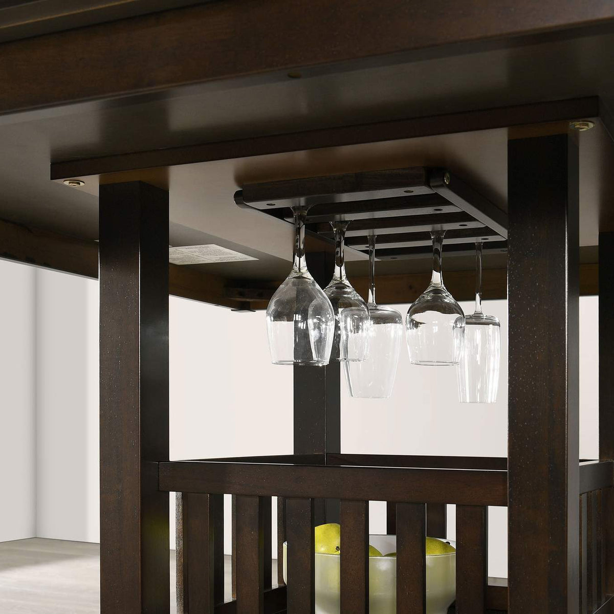 100958 Jaden Square 47-inch Counter Height Dining Table Espresso