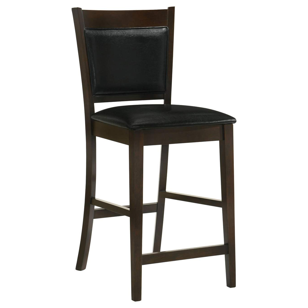 100959 Jaden Upholstered Counter Chair Espresso (Set of 2)