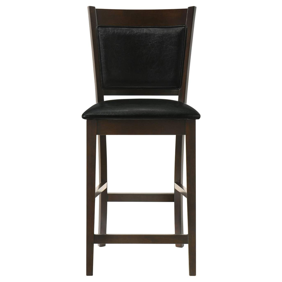 100959 Jaden Upholstered Counter Chair Espresso (Set of 2)