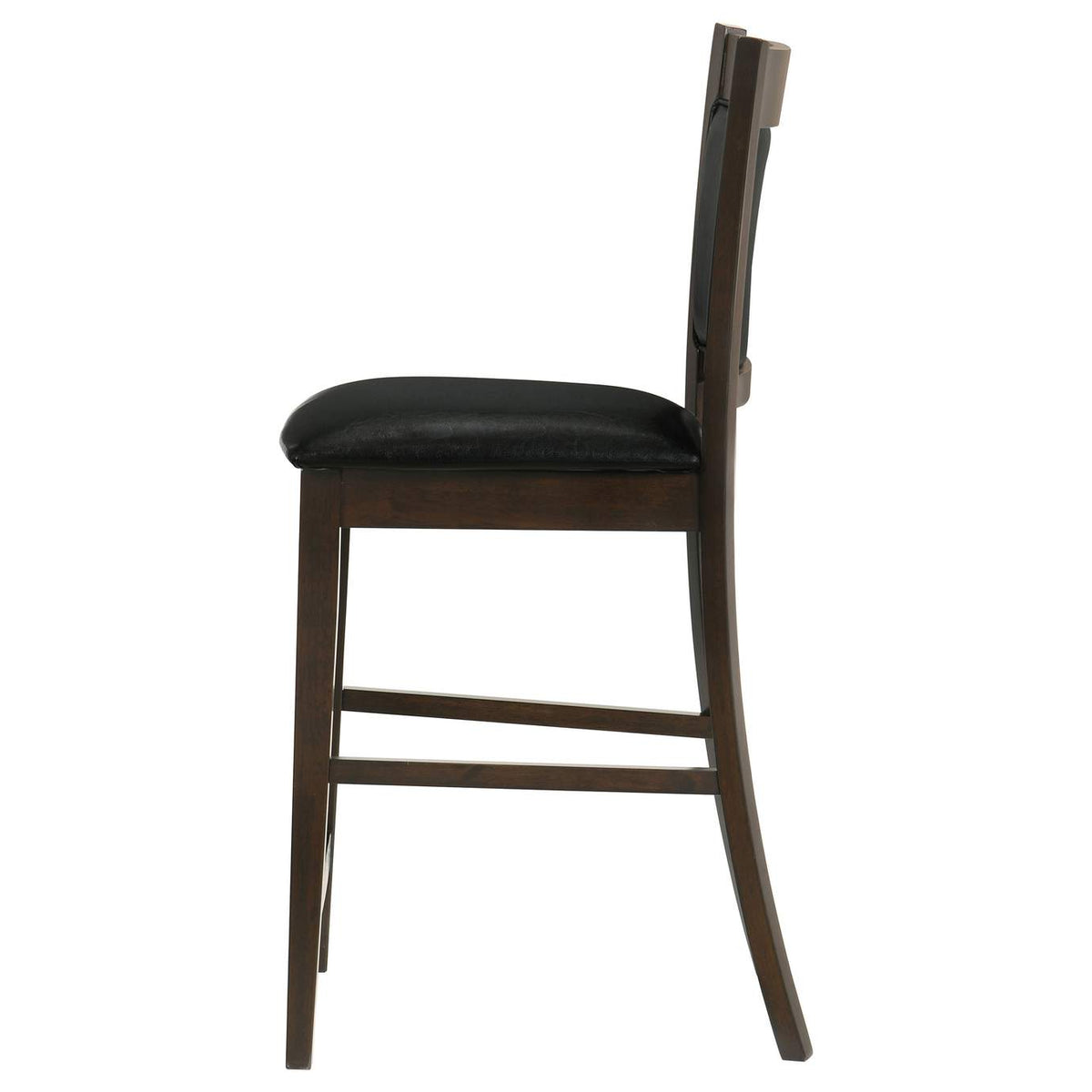 100959 Jaden Upholstered Counter Chair Espresso (Set of 2)