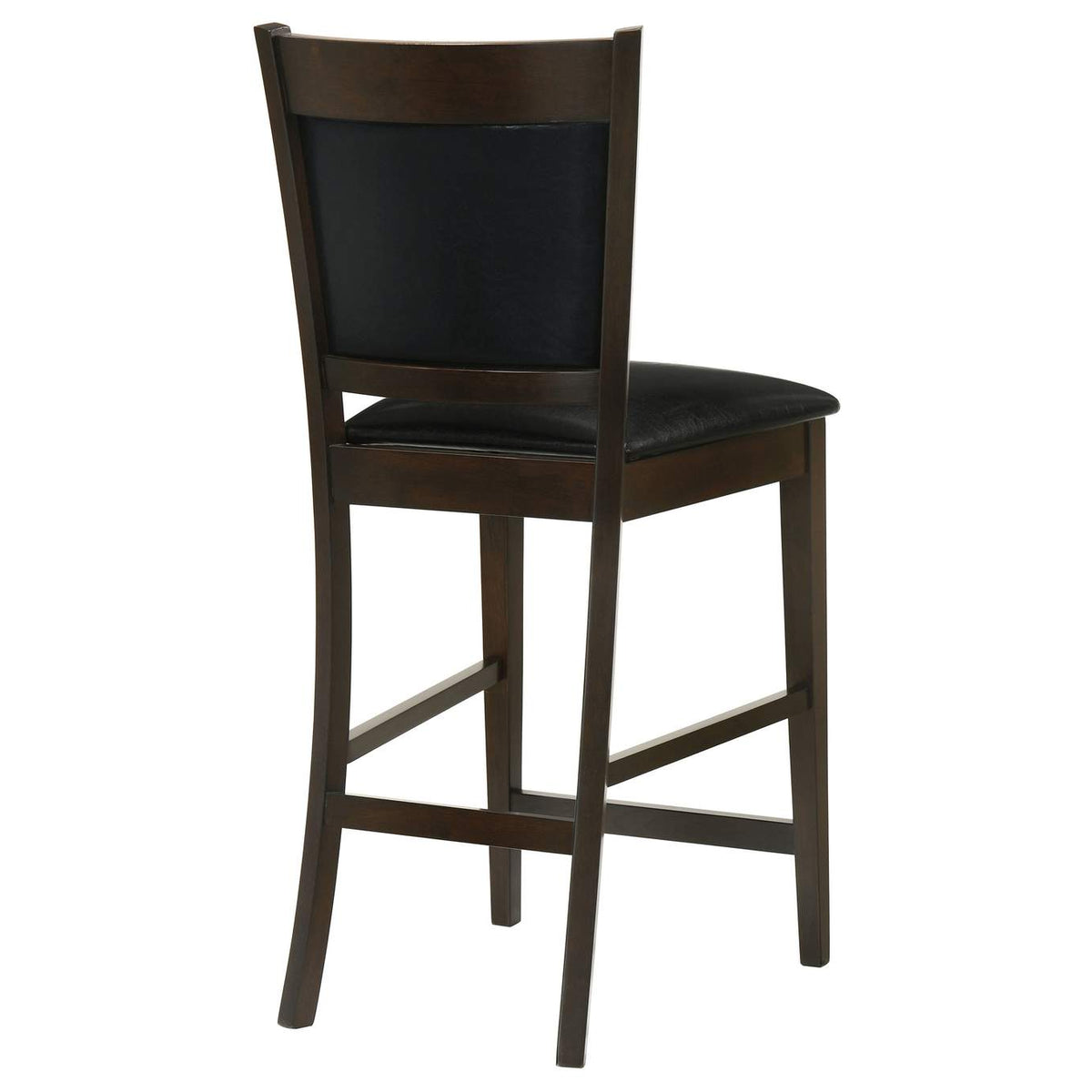 100959 Jaden Upholstered Counter Chair Espresso (Set of 2)