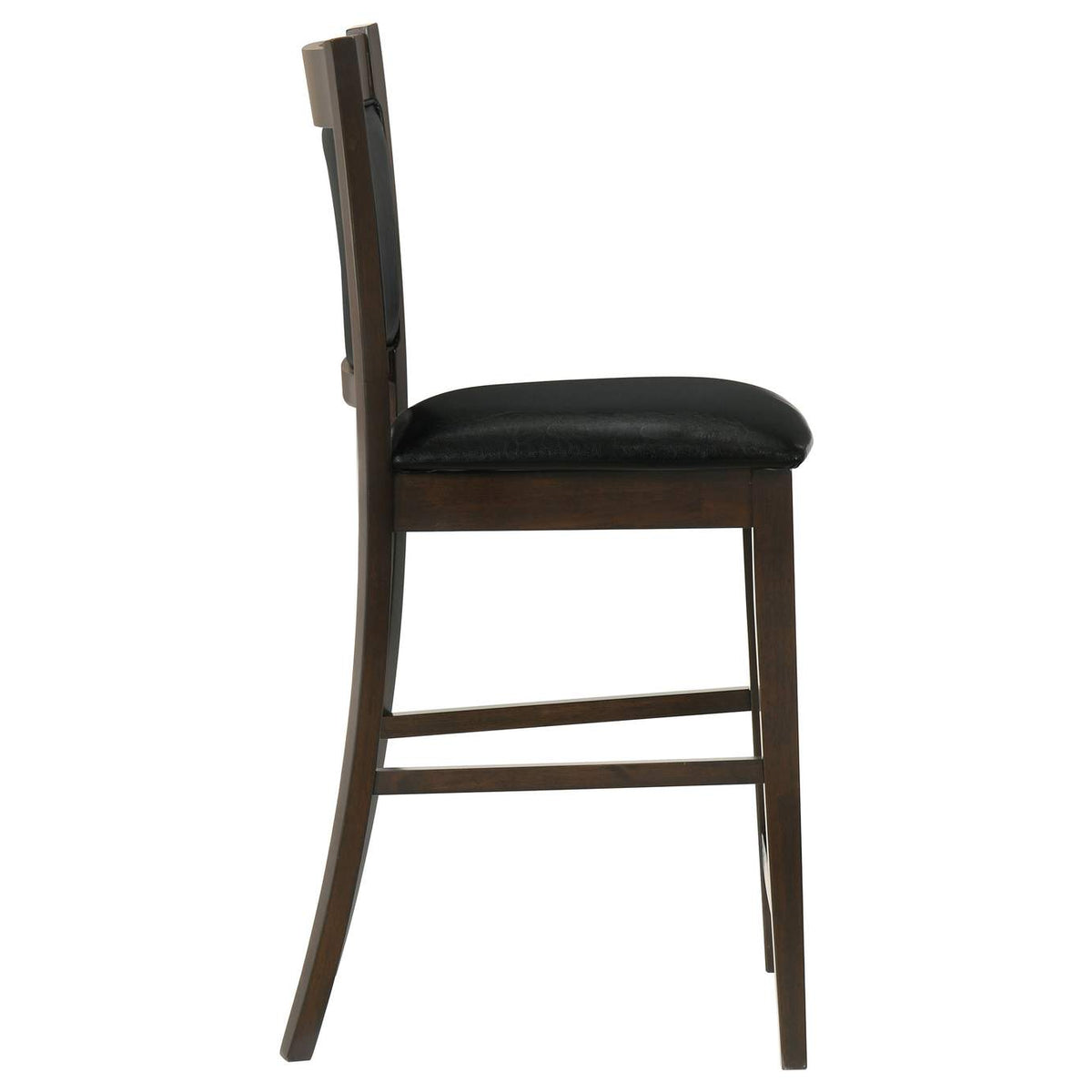 100959 Jaden Upholstered Counter Chair Espresso (Set of 2)