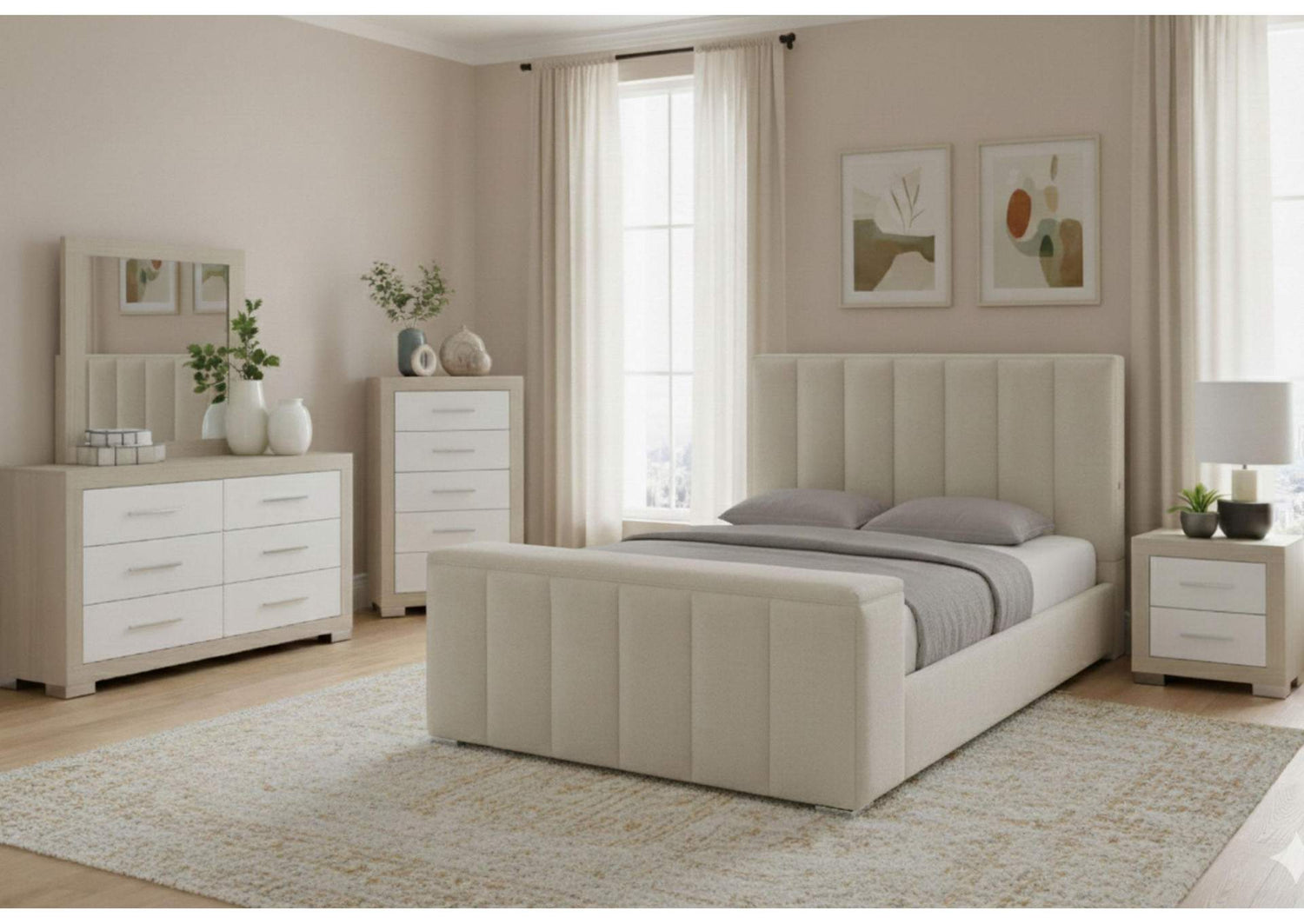 SERENITY_EMMA-CREMA-KBG SERENITY - EMMA CREMA KING BED GROUP
