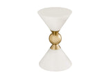 TOV-OC18273 Balhi White Side Table