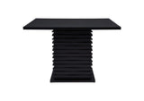 102068-S5 Stanton 5-piece Square Counter Height Dining Table Set Grey