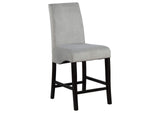 102068-S5 Stanton 5-piece Square Counter Height Dining Table Set Grey